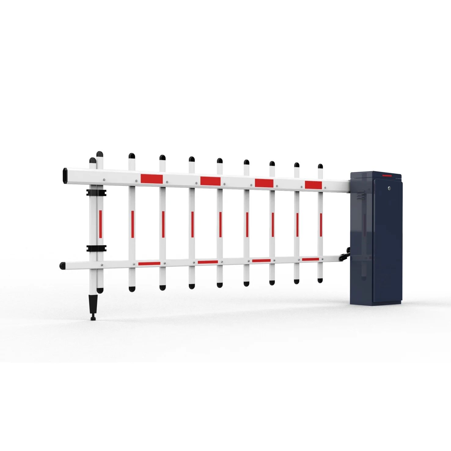 Barrera automática de brazo para seguridad de entradas