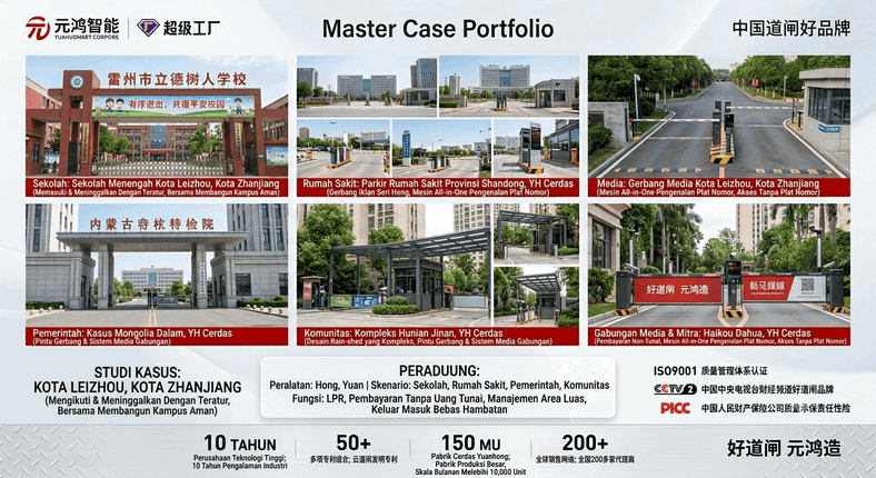 Barrera automática para comunidad residencial