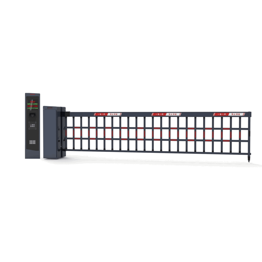 Barrera automática 24 V DC para centros logísticos