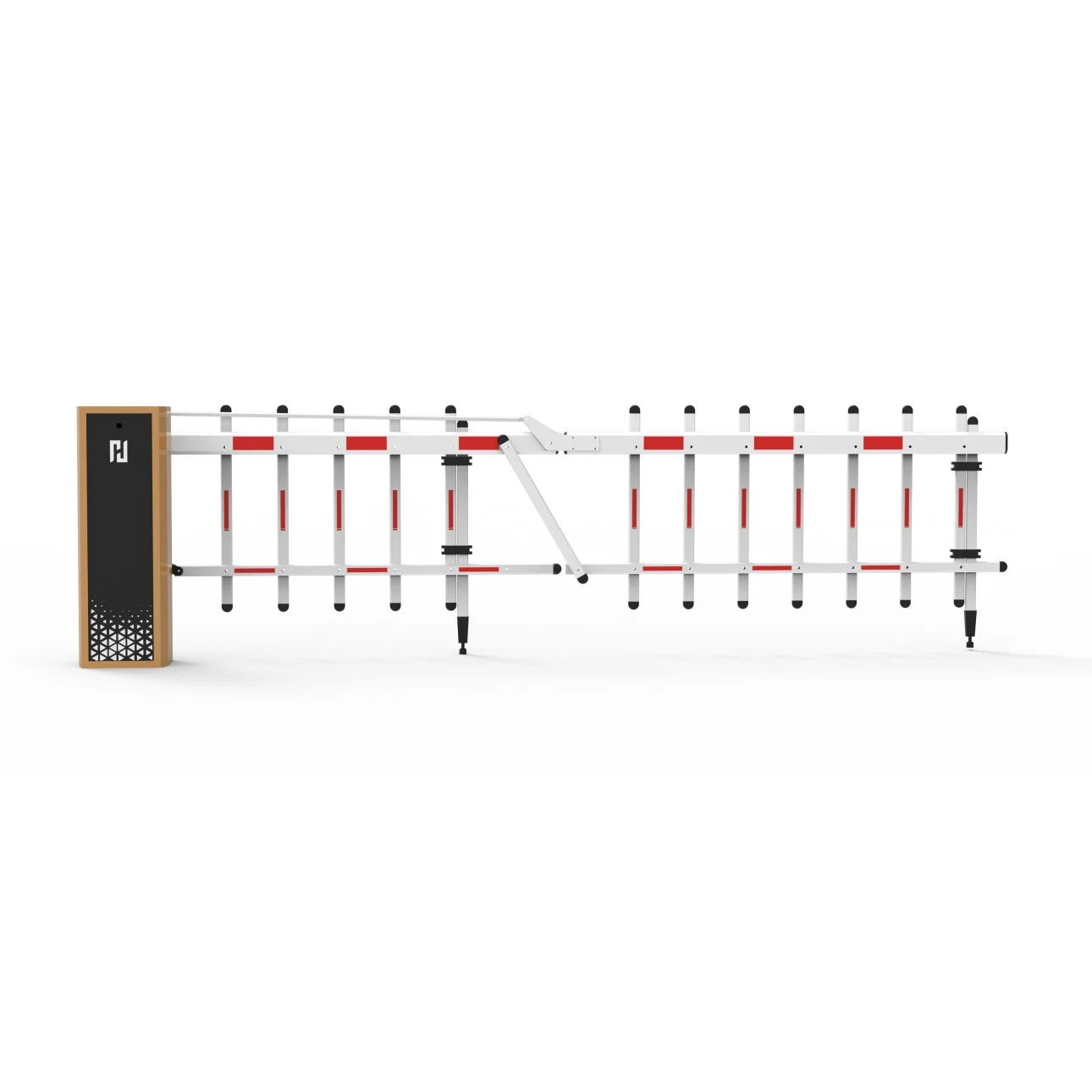 Barrera 24 V DC de velocidad regulable con sistema RFID UHF